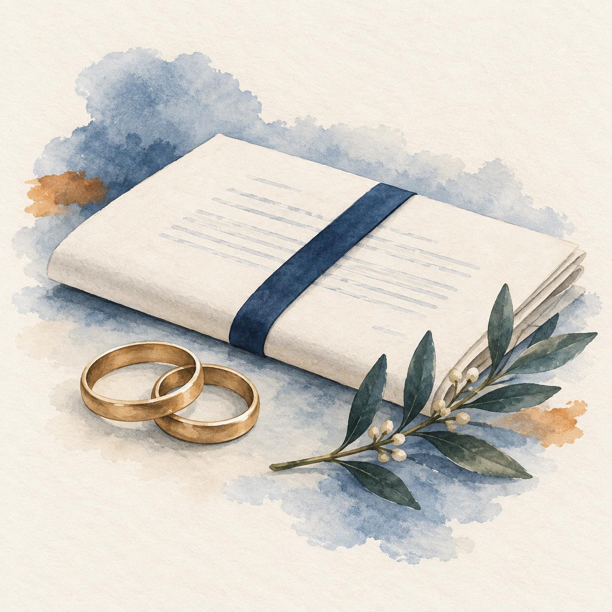 Divorce and Family Law Legal Guides Watercolor | Adkins Law North Carolina alimony financial planning watercolor for Adkins Law in Huntersville